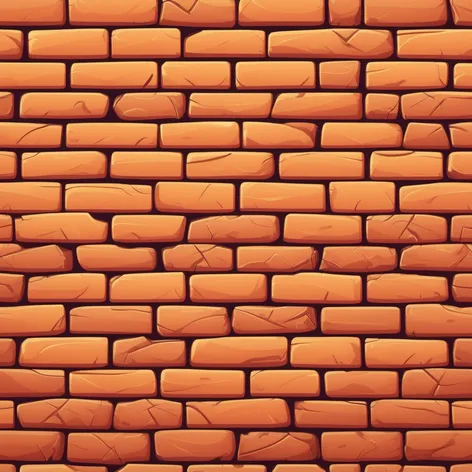 cartoon brick wall