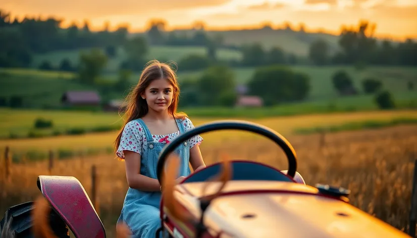 tractor girl