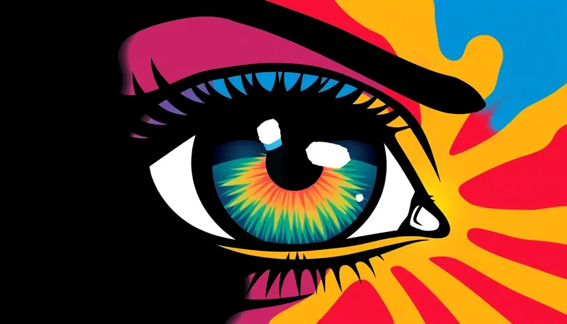 pop art eye