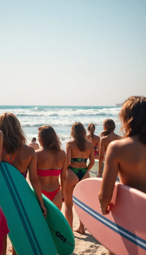 teenagers at the beach