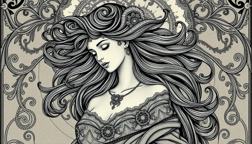 goddess art nouveau