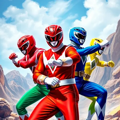 animated power rangers