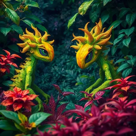 humanoid plant creatures Image – Free AI Generator | Makepix