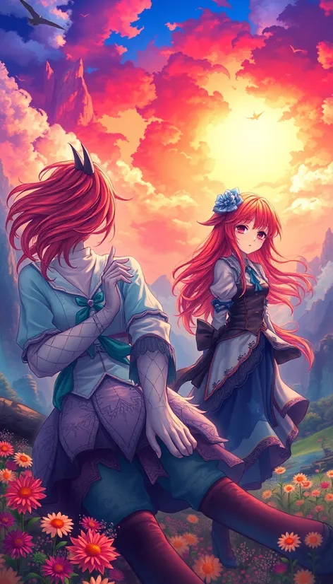 red hair female characters