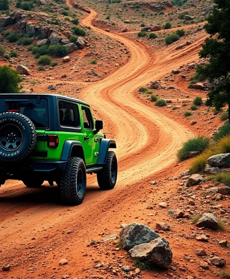 green jeep wrangler