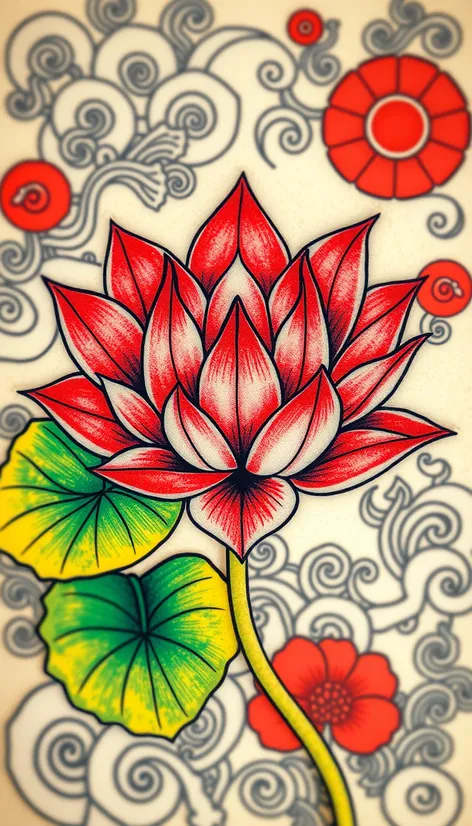 tattoo pic of lotus