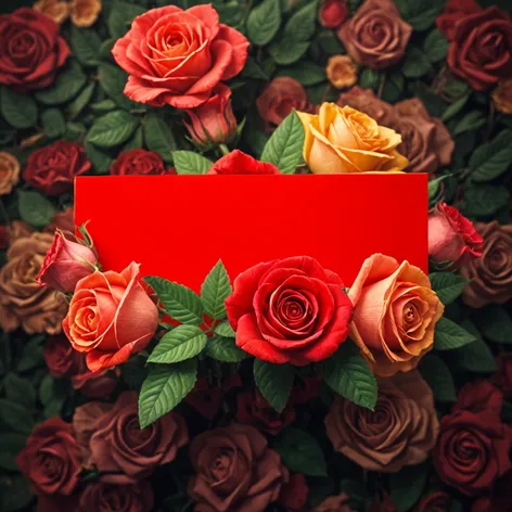 banner roses red