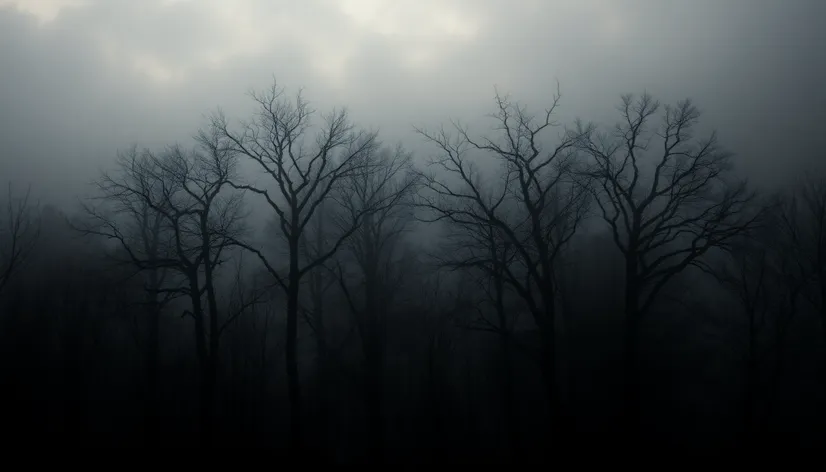 haunted trees background