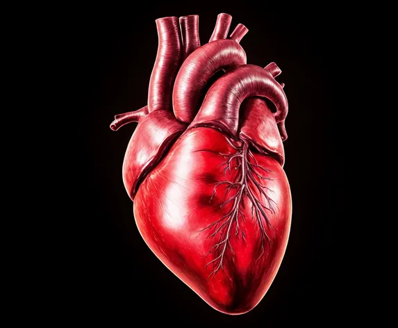 realistic human heart