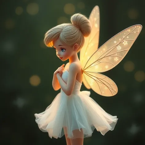 tinker bell white dress