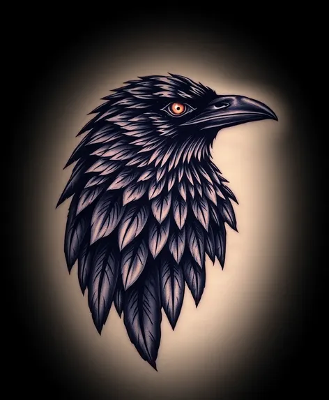 nordic raven tattoo