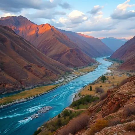 kabul river landscape