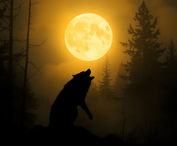 werewolf howling at the