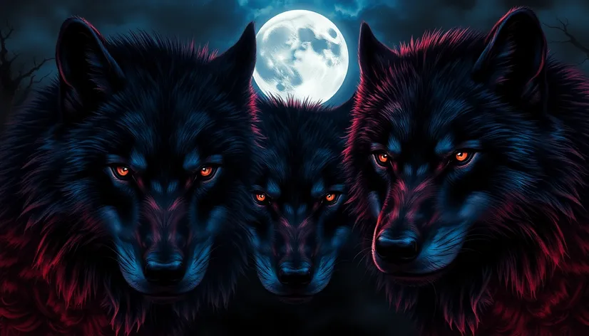 wolf faces