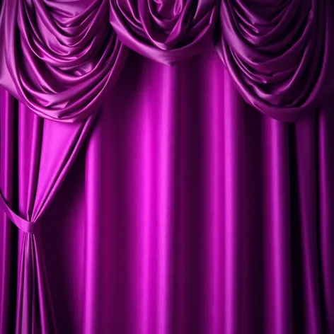 purple curtain drapes and