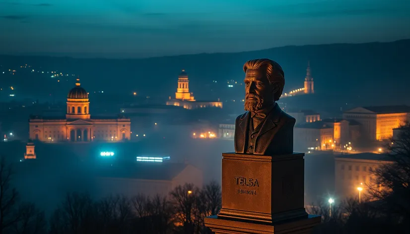 nikola tesla monument