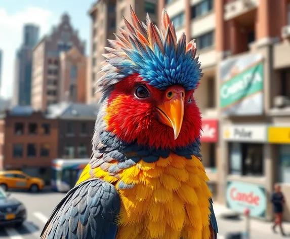 human looking bird