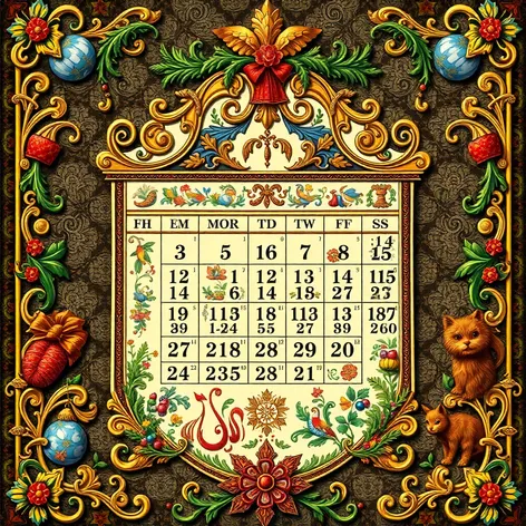 calendar drawing