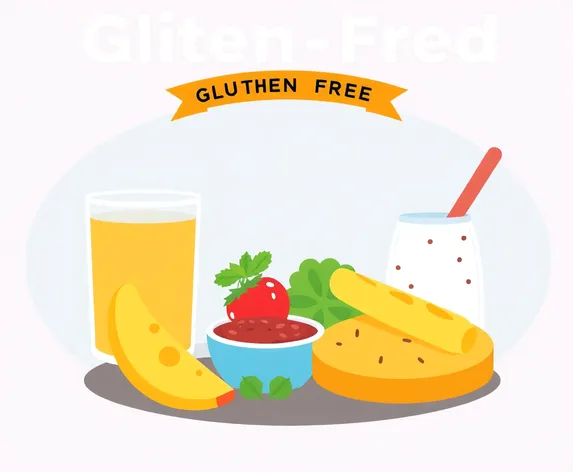 easy gluten food drawings