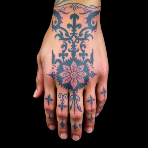 men hand tattoos