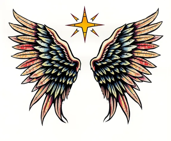 seraphim wings tattoo