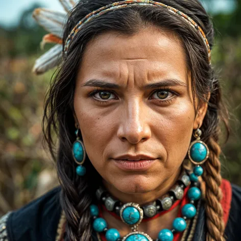 Create native american woman,