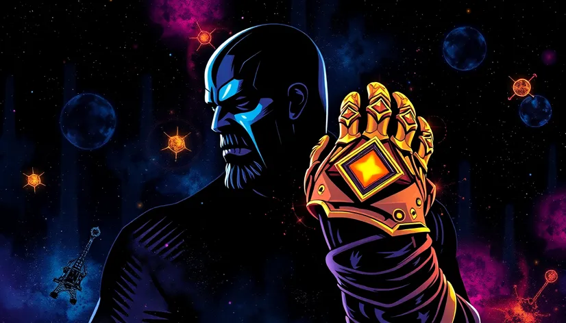 marvel thanos vector art