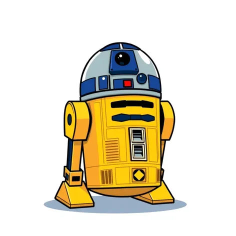 r2d2 cartoon