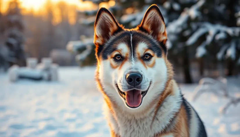 husky and shiba inu