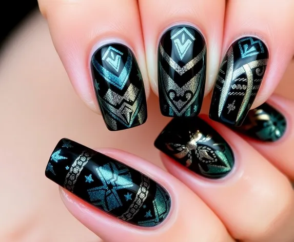 black nail ideas