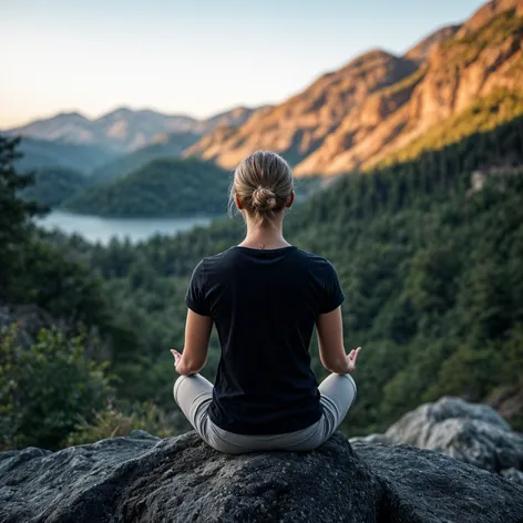 person meditating