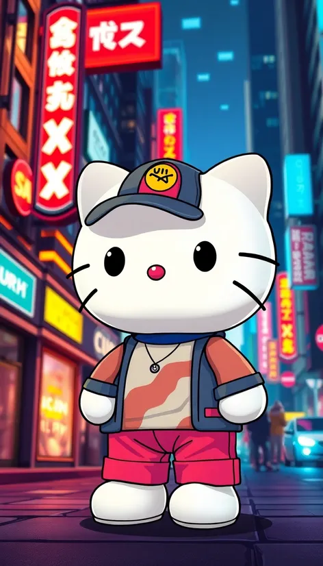 rapper hello kitty plush