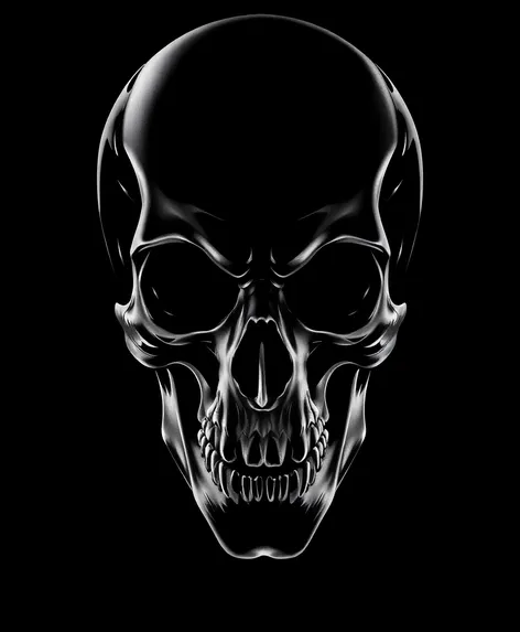 skull images black and