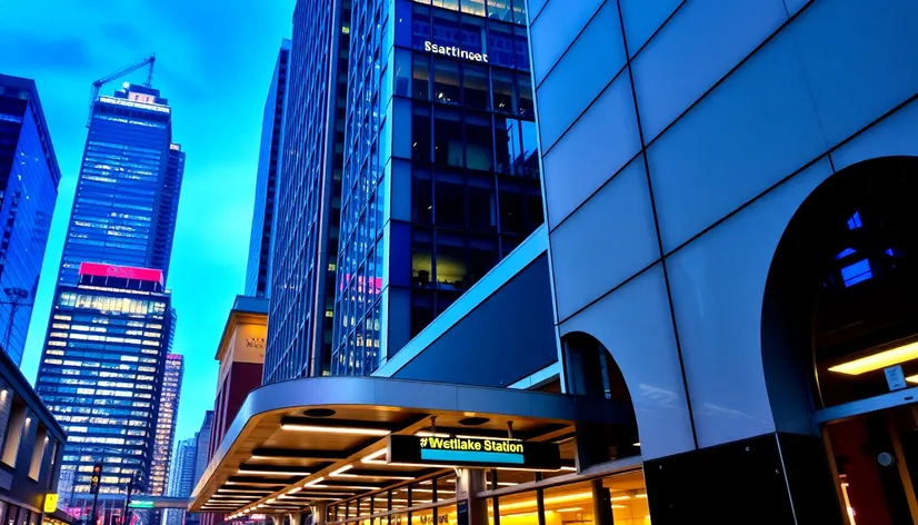 westlake station in downtown