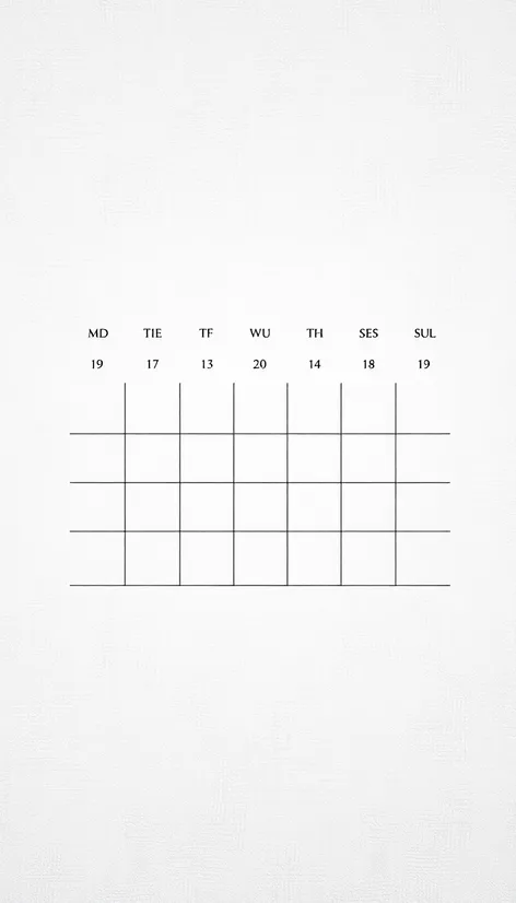 three month calendar