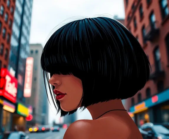 black bob hairstyles