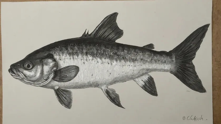 catfish drawing