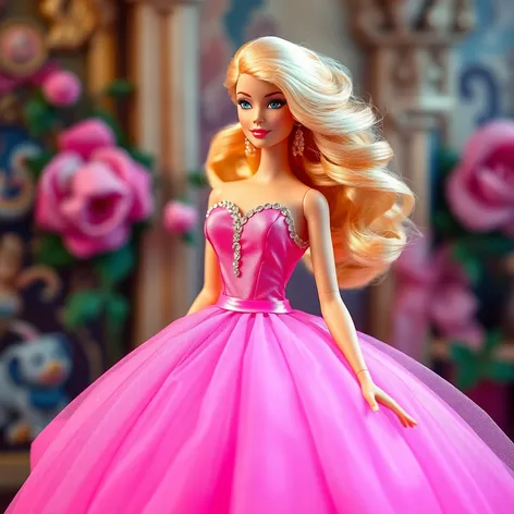 pink dress barbie