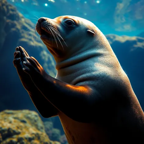 seal clapping