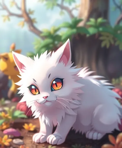 white cat pokemon