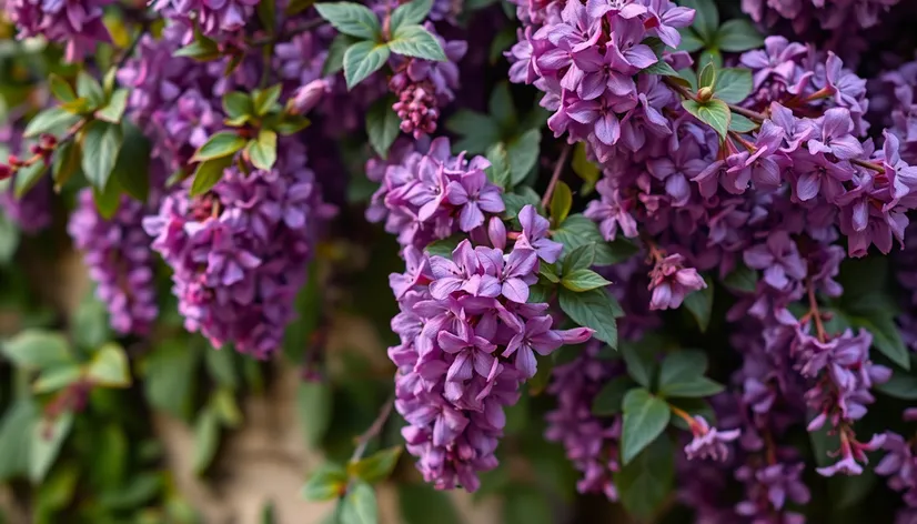 vine with purple flowers