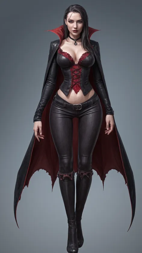 Sexy vampire woman with