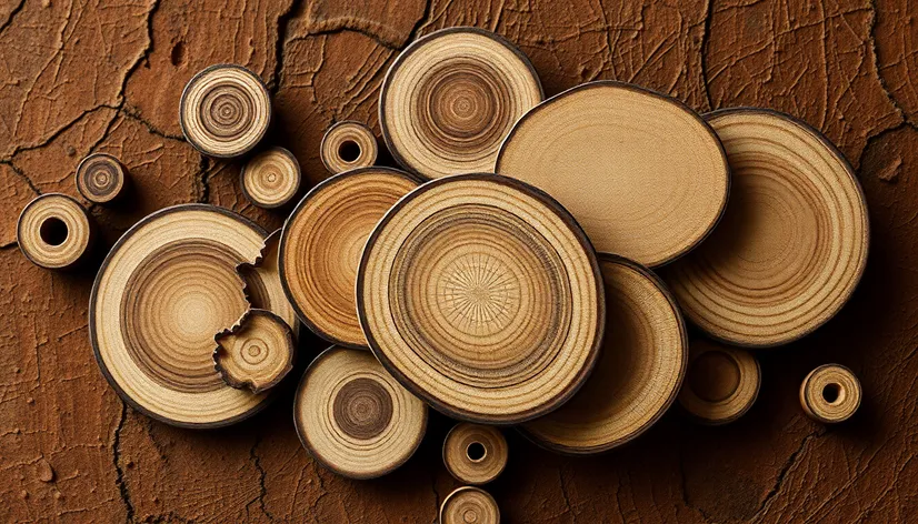 wooden circles