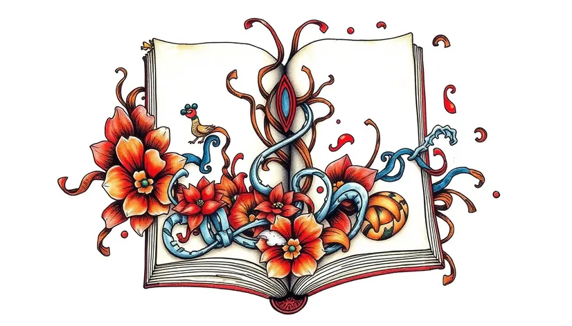 book tattoo