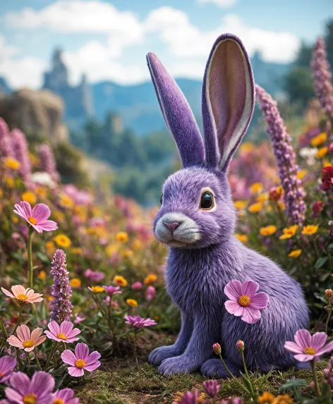 purple bunny