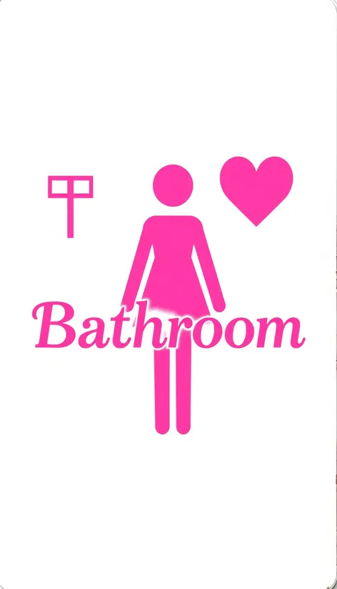 female bathroom sign