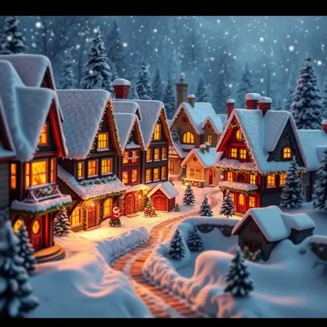 christmas village houses