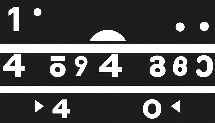 numbers and shapes at