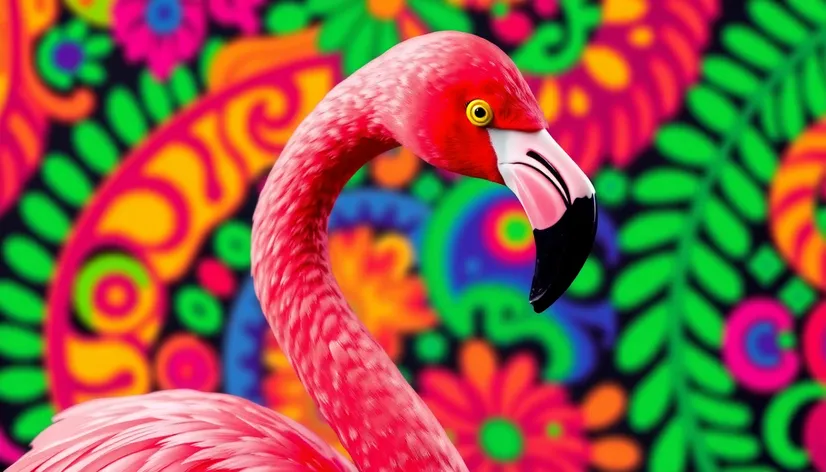 lisa frank flamingo