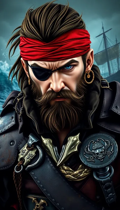 male pirate fantasy art